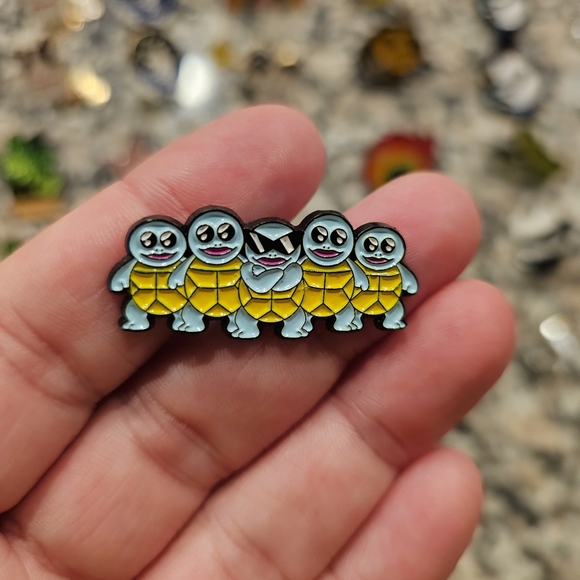 Lot of 47 pins and rubber backings. Assorted styles. - Picture 15 of 16